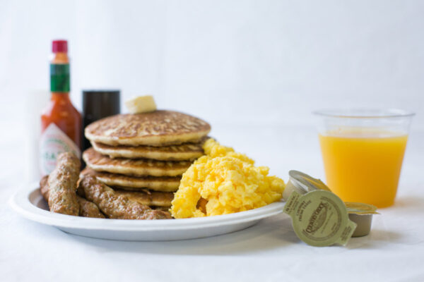 Chris Cakes Dallas Breakfast Spread